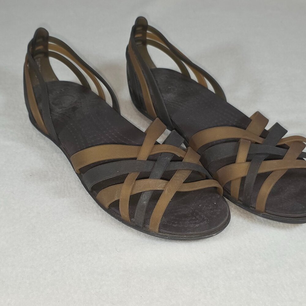 Crocs Strappy Slip-on Flats, Women’s Size 10
